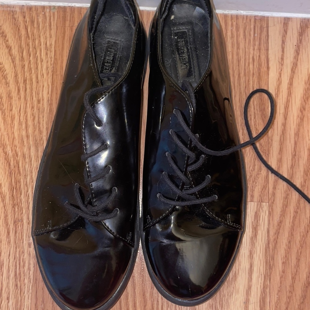 Black Lace-Ups.
